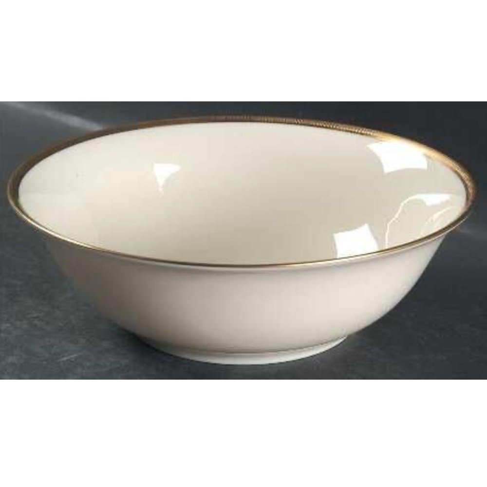 Lenox Tuxedo (Gold Backstamp) 9” Round Vegetable Bowl